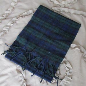 genuine tartan plaid wool scarf